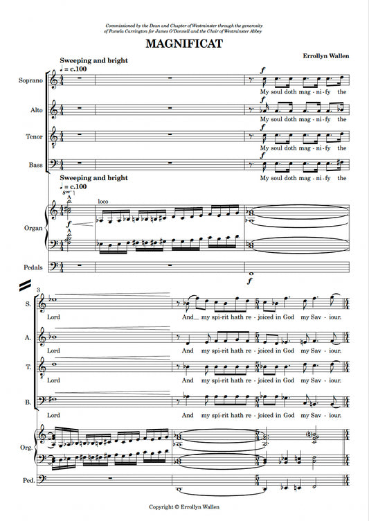 Magnificat and Nunc Dimittis