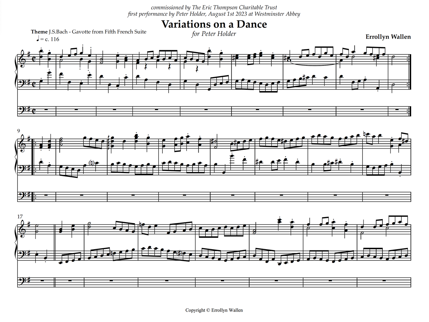 Variations on a Dance